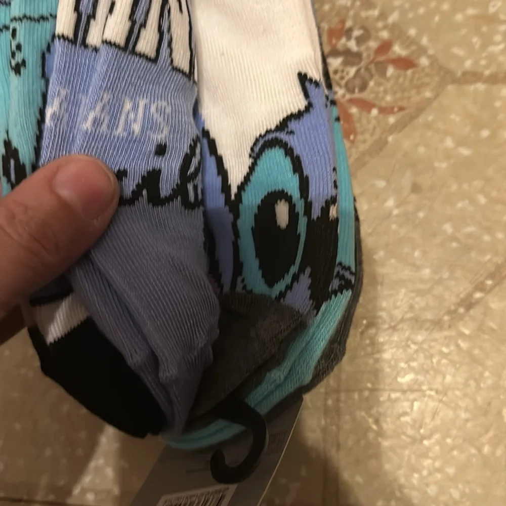 Disney Stitch No-Show Socks brand new with tags!